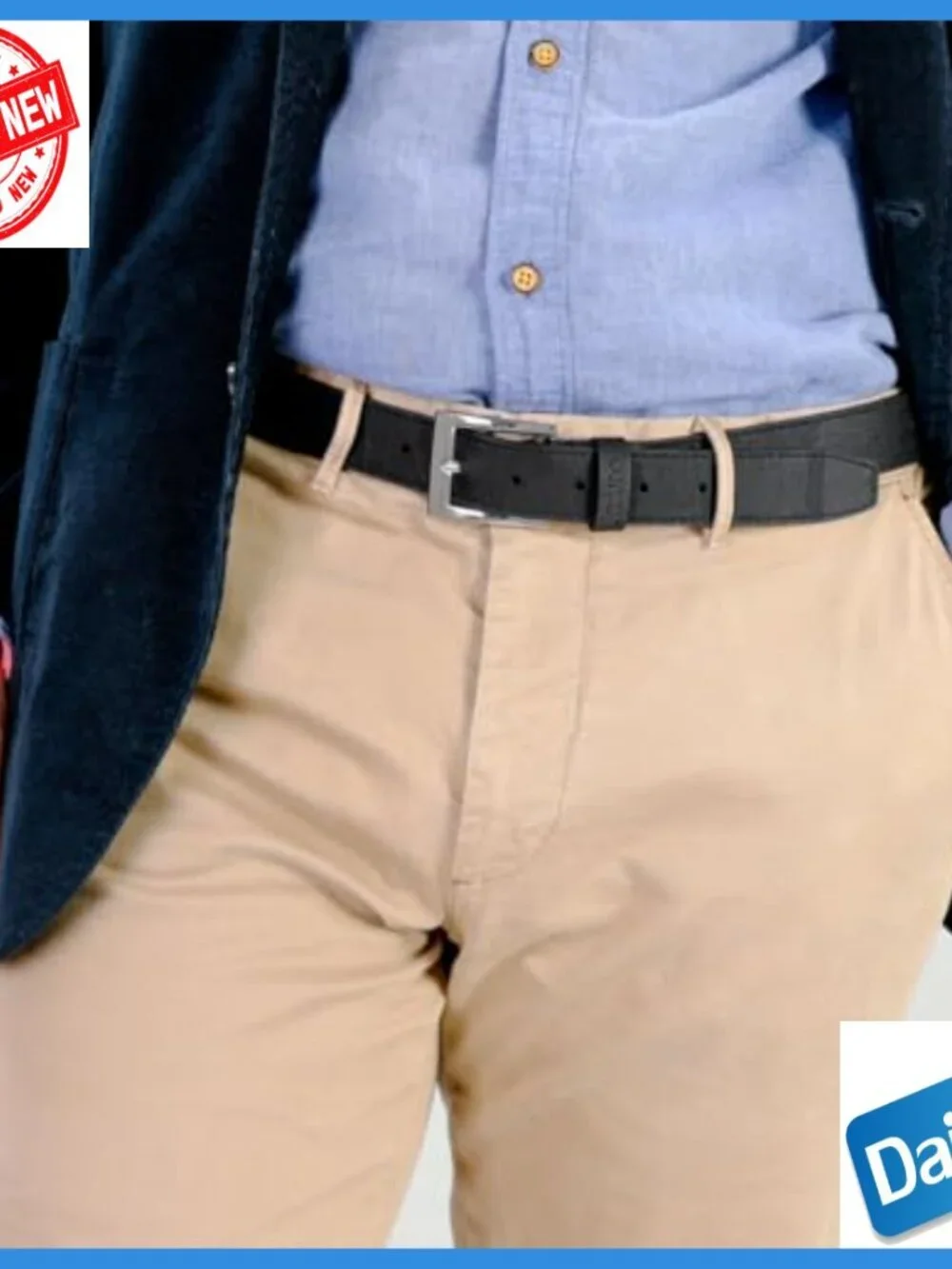 Men's Vegan Cork Belt Adjustable 38